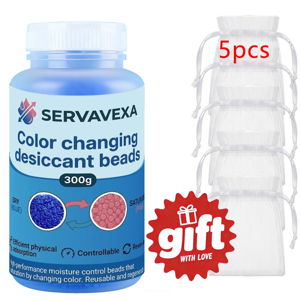 300g Indicating Silica Gel Beads Reusable Moisture Absorber for DSLR Camera Lens Protection Dehumidifier Dry Box Storage