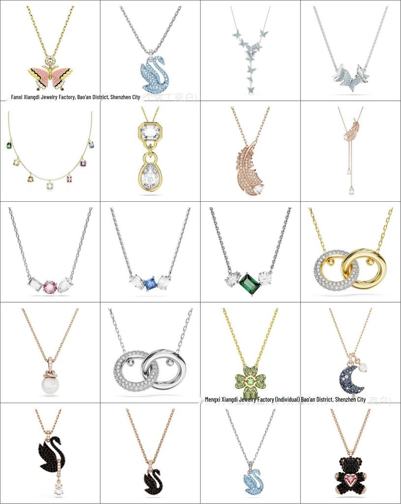 Idyllia Flower Dopamine Jewelry Set: Necklace, Bracelet, Earrings, Ring with Austria Crystals