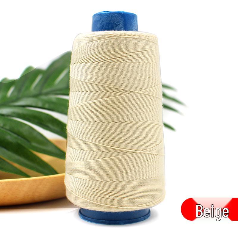 Polyester Sewing Thread: Black, White, Yellow - 203-Strand for Jeans, Canvas, Machine & Hand Sewing