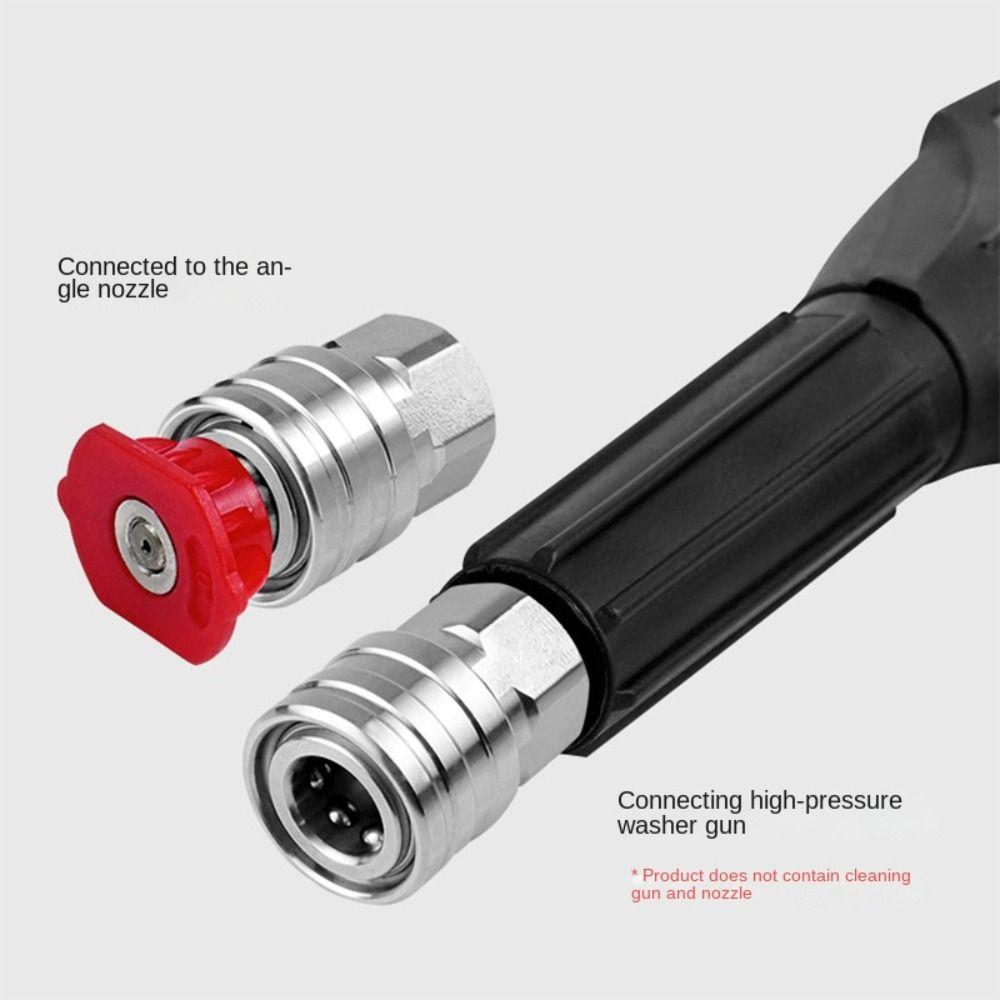 Silver High Pressure Washer Connector for 1/4 quick release connector Car Washer Lances