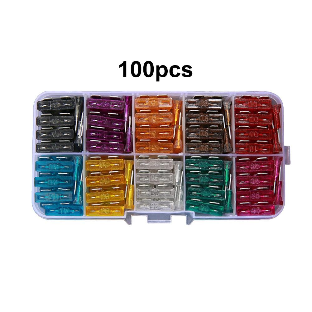 Medium Blade Type Automobile Fuse Combination Fuse Set Automobile with Box Clip