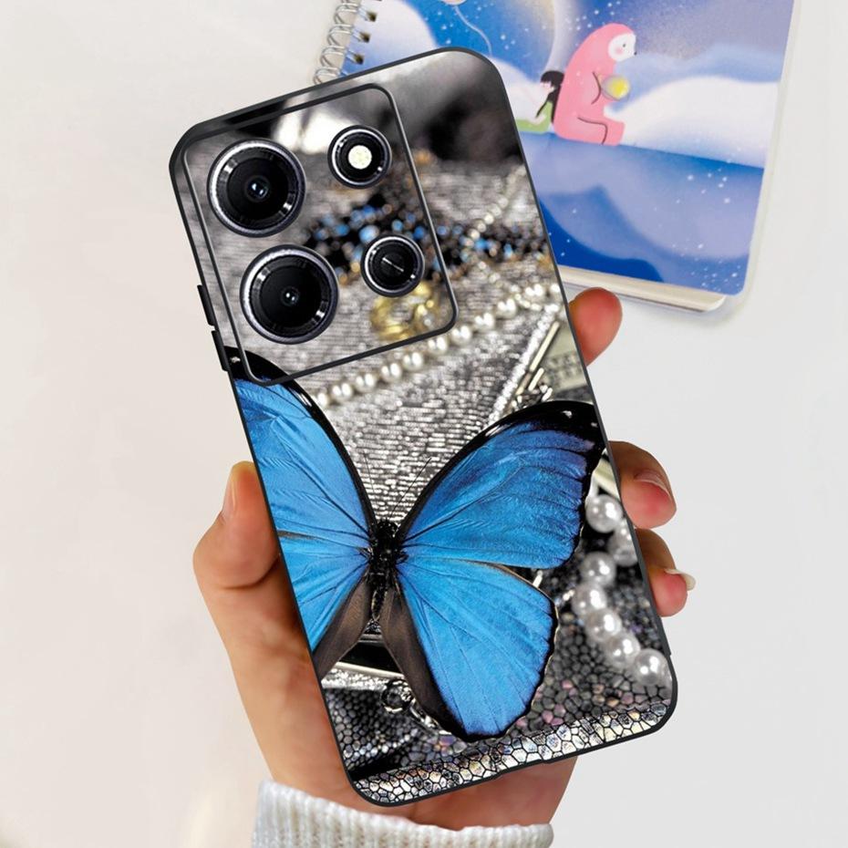 Fashion Butterfly Phone Case For Infinix Note 30i Note30 Pro 2023 Soft Silicone TPU Back Cover For Infinix Note 30 Pro Note30i