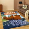 3D Grizzy and The Lemmings Cartoon Carpet Rug for Bedroom Living Room Sofa Home Decor,kids Game Area Rug Non-slip Floor Mat Gift