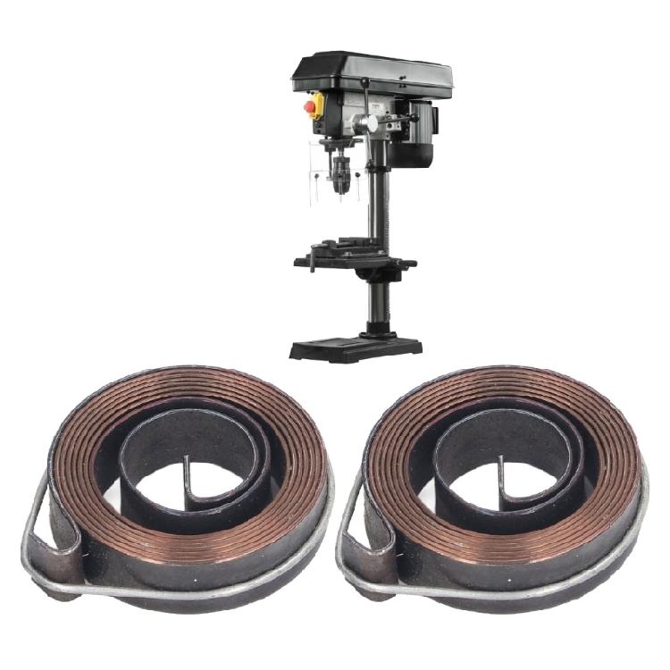 2 Pezzi Molla per Trapano a Colonna Molla di Ritorno per Canotto Trapano a Colonna 1540x10mm/60.63"x0.39" Acciaio per Molle