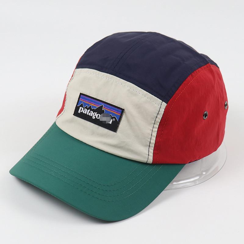 Vintage American Style Fivepanel Cap With Breathable Polyester For Outdoor Sun Protection