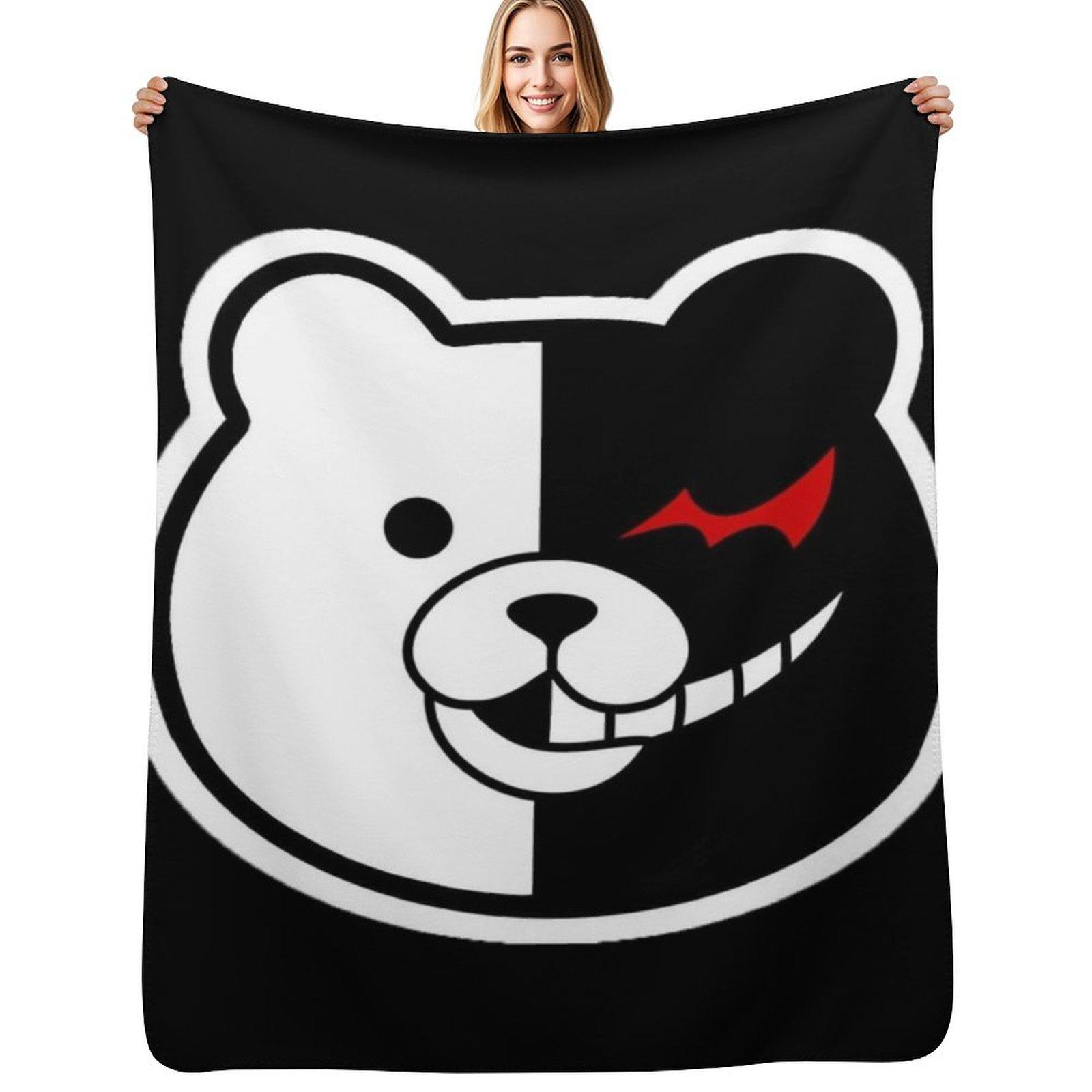 

Dangaronpa Monokuma Throw Blanket No Pilling Soft Warm Blanket for Bed 75x100cm