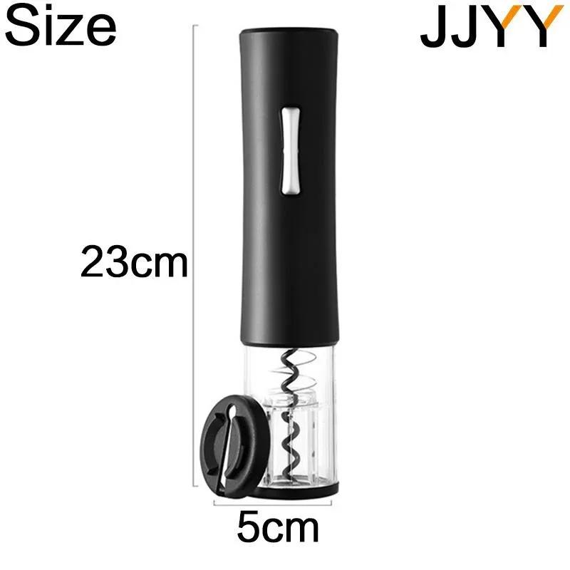 JJYY Electric Wine Opener Automatic Bottle Opener Corkscrew for Wine Beer Soda Cap Opener Kitchen Tool Set