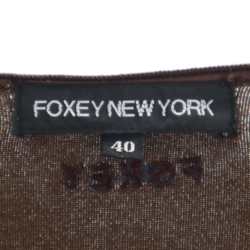 FOXEY NEW YORK made in Japan Velor Jacket Setup 40/38 Brown Men's Used