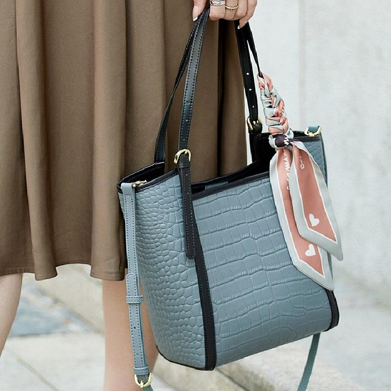 

Новая женская сумка через плечо из натуральной кожи, первый слой кожи, оригинальные большие дорожные сумки