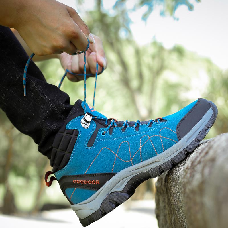 Fashion Men Boots Couple Shoe High Top Shoes2025 New Men Women Outdoor Ankle Boots Waterproof Male Sneakers Sport Shoes Hiking Boots Men