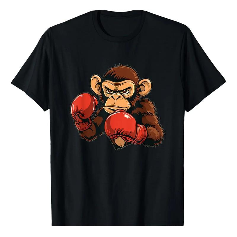 Genial Camiseta Con Disfraz De Mono De Boxeo S