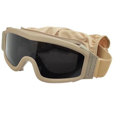 FUTLSLY Locust-Style Windproof Anti-Fog Goggles with 3 Lenses