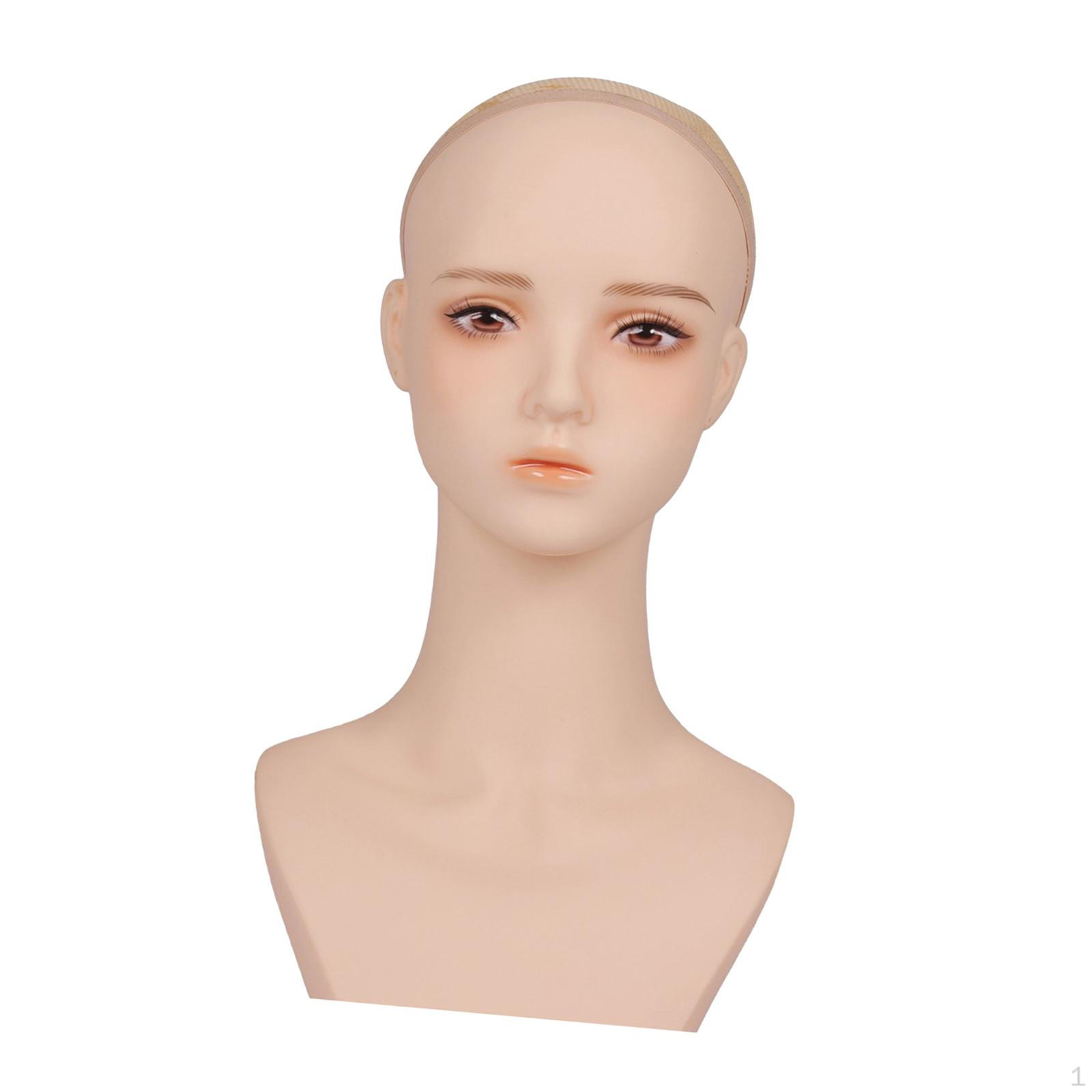 

Держатель для косметологического парика, аксессуары для красоты, дисплей, женская голова манекена с плечом style A