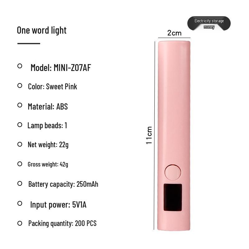 Portable Rechargeable UV Nail Art Quick-Dry Light Holder