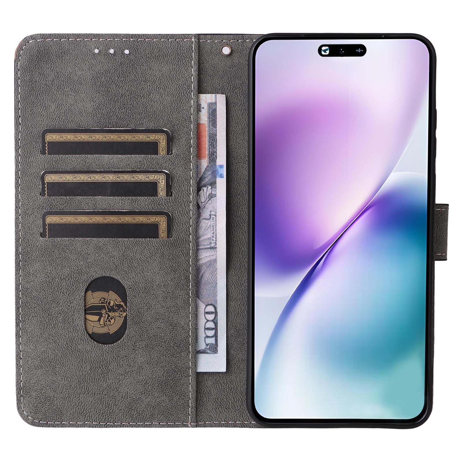 

For vivo X200s 5G Case Wallet RFID Blocking PU Leather Cover Stand with Strap Black