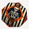 1pc Halloween Skeleton Illustration Umbrella with Plastic Handle, Suitable for All Seasons Outdoor PT416