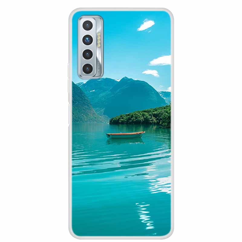 For Tecno Camon 17P Case Luxury Silicone TPU Soft Cover Phone Case For Tecno Camon 17 CG7 CG6 1 7 Coque Shockproof Cartoon Funda