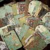 Mottled Rust Shadow Series Vintage Landscape Collage Decor Material Paper Creative DIY Junk Journal Scrapbook Stationery
