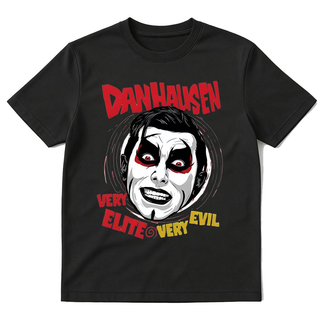 Danhausen Sehr Nett Sehr Böse Grafik T-Shirt Herren Damen Kleidung Hip Hop T-Shirt Freizeit Baumwolle