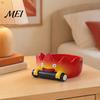 Decorative Entrance Table Ornament Cartoon Calcifer Flame Resin Storage Tray, Creative Fire-Shaped Catchall Birthday Gift for Anime Lovers Decor,