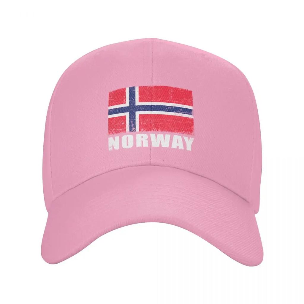 Personalizovaná baseballová čepice s vlajkou Norska Hip Hop Unisex Dámská Nastavitelná Táta Kšiltovka Jarní Snapback Čepice