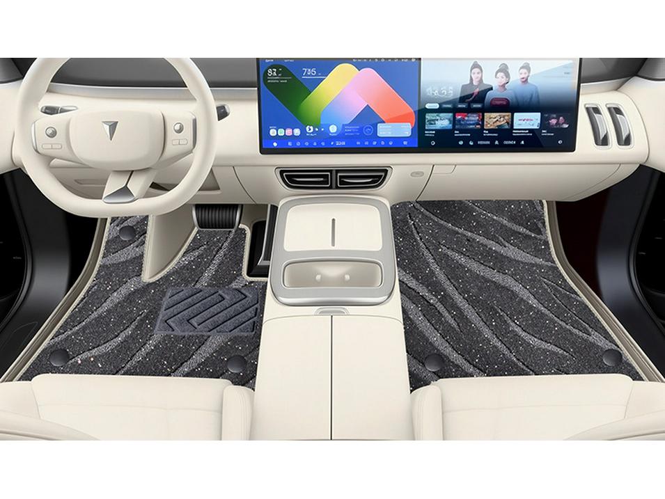 Diepblauw S09 Kofferbakmat voor Model 2025: Volledige Dekking Auto Interieur Accessoires