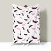 1 piece of double-sided flannel eyelash lipstick suitable for female blankets, digital printed sofa blankets, air conditioning