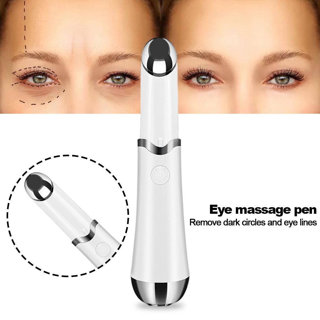 Eye Massager Pen Vibration Heated Red Care Function for Eye Bags
