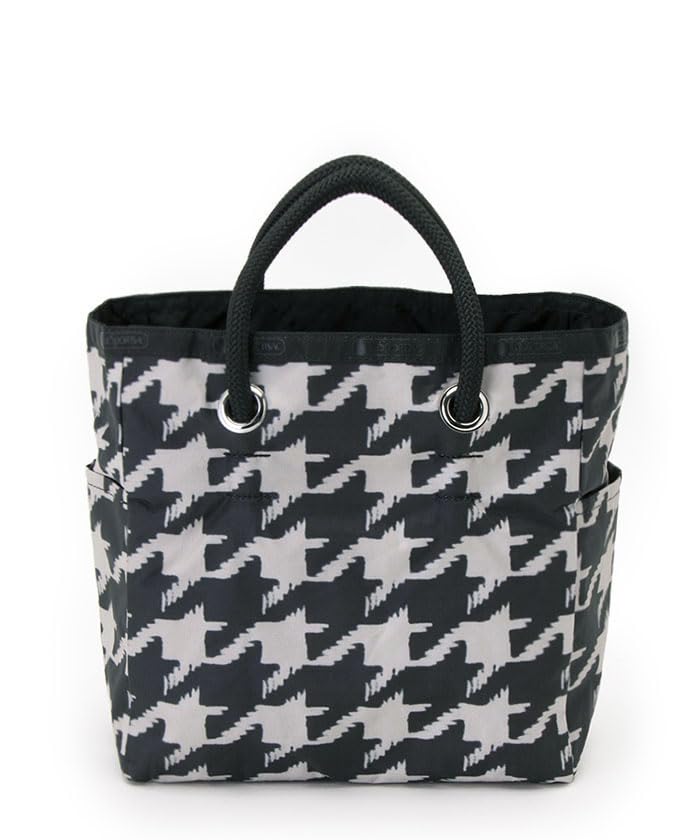 

Официальная сумка MEDIUM 2 WAY Houndstooth [LeSportsac] TOTE/1114 женская 2-сторонняя черная/бежевая