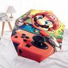 1pc Super Mario Gaming Adventure Pattern Automatic Umbrella Is Fashionable and Good-Looking, Suitable for Travel and Daily Use.I087