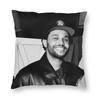 The Weeknd Pop Singer Pillowcase Printing Polyester Cushion Cover Decorations Pillow Case Cover Home Square 18''