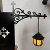 Vintage Gothic Metal Reading Lamp Led Night Light Ornament Book Decor Hanging Bookshelf Lamp For Study Home Library