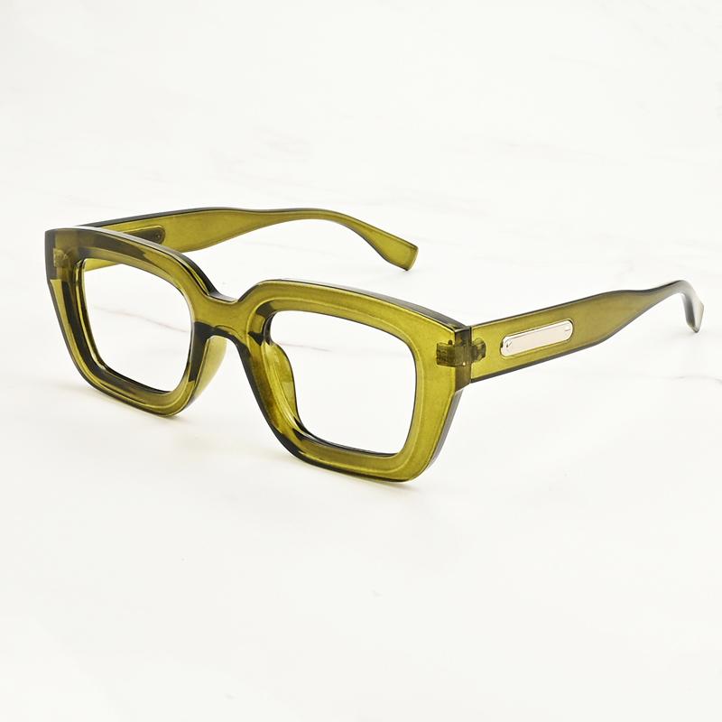 

Latest Rectangle Thick Frame Eyeglasses Men and Woman Blue Lightweight Design Blocking Computer Glasses Vintage Stylish Eyewear 9847