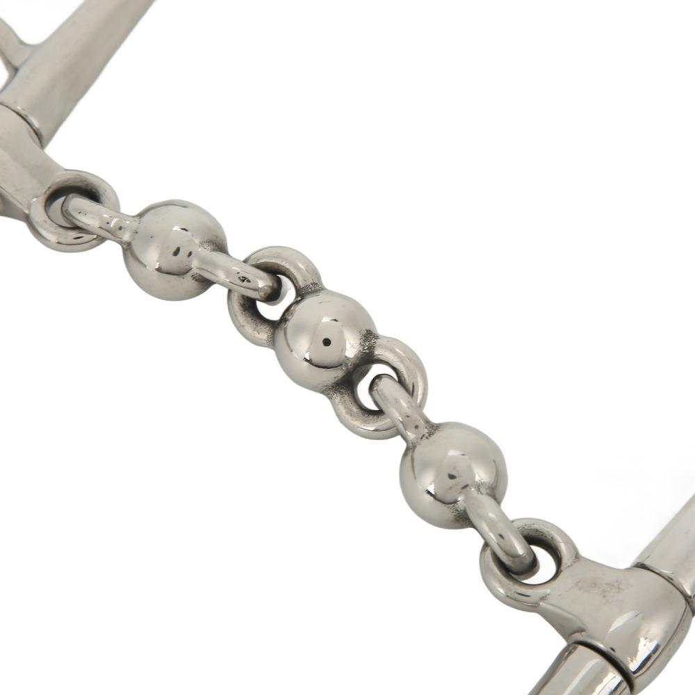 Ball Chain Design Horse Mouth Bit 135mm Length Horse Riding Bit Horse Riding Equipment  Riding Use
