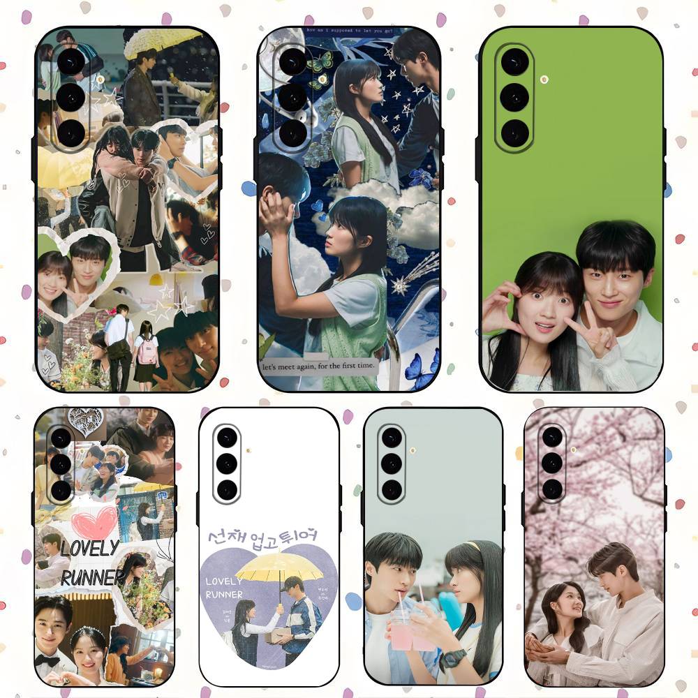 Korean Tv Dramas L-Lovely Runner For Samsung Galaxy S23 S24 S25 Ultra S22 Plus S21 Black Soft Case Waterproof Soft Case