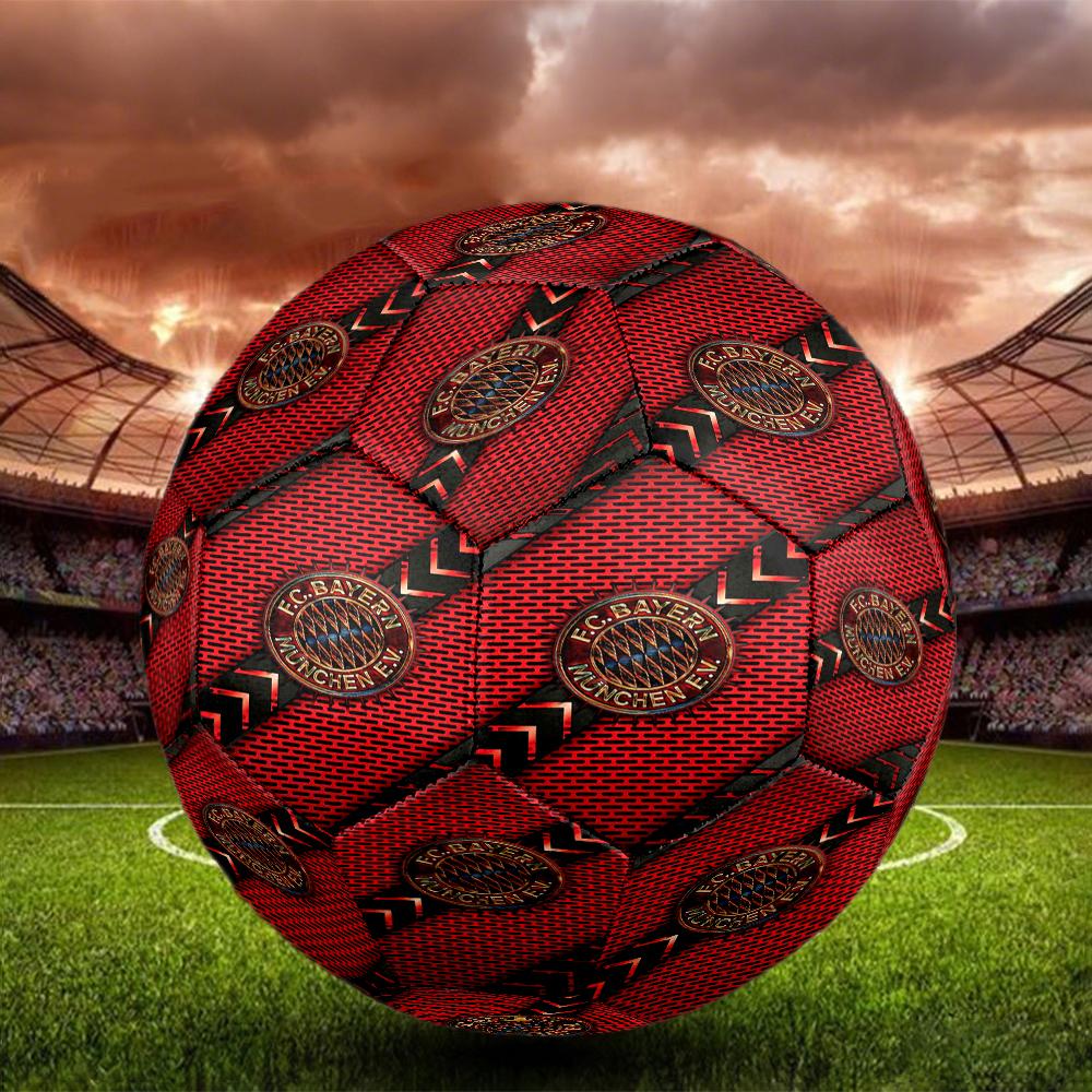 1pc Bayern Munich Emblem Size 5 Soccer Ball PVC Football Sports Matches Training Outdoor Games Beach Elastic Balls 07c19