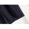DIMANAF 2026 Summer Plus Size Women Skirts Elastic Waist Oversize Casual Fashion Lady Long Skirts Denim Cotton Solid Blue