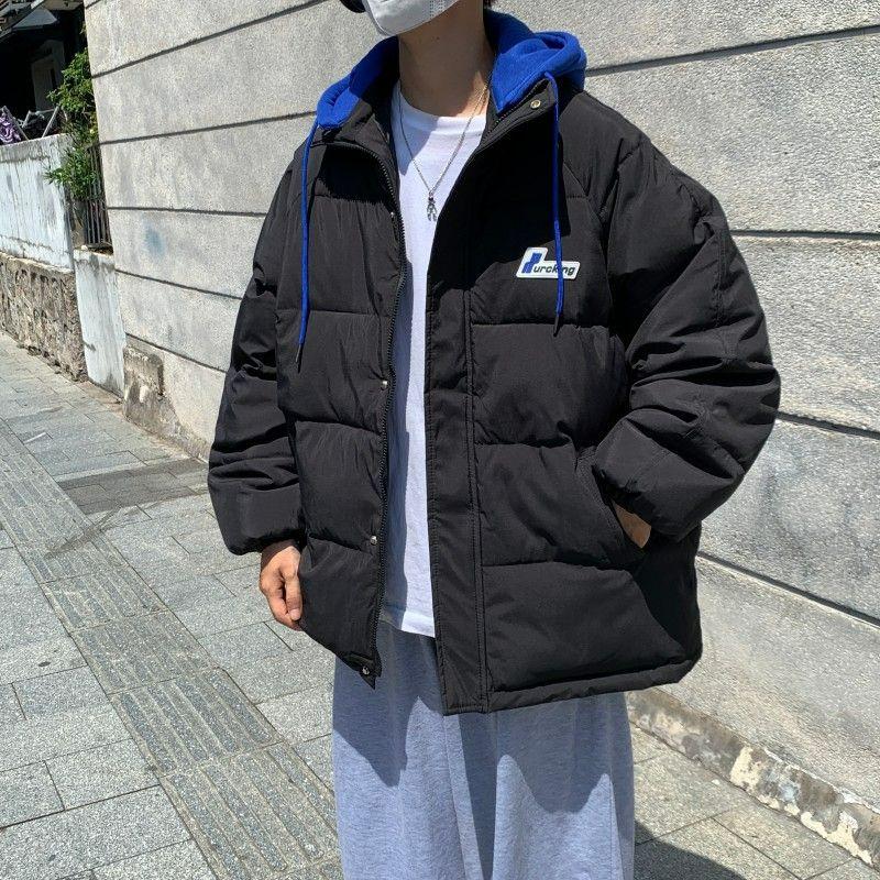 Men s Cotton Hooded Jacket: Trendy, Versatile, Cross-Border Style M