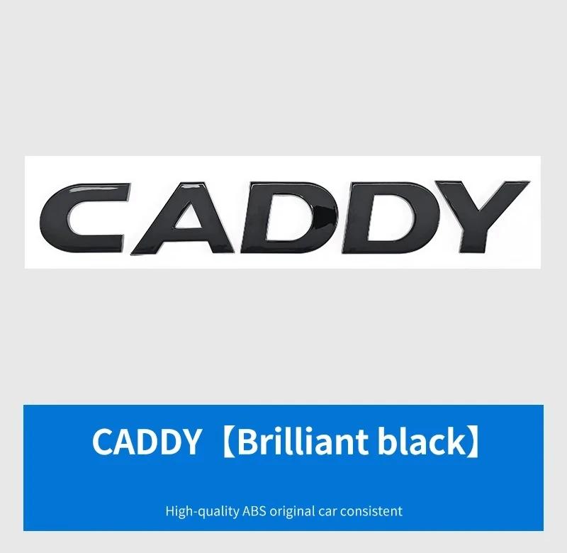 For VW For Volkswagen GTI/CC/V6/V8/Caddy/Jetta/Lavida specific ABS plastic trunk badge sticker silver black decorative label w