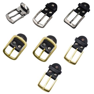 2.5/3.5/4 Cm Home Men Fashion Belt Head Buckle Genuine Leather Zinc Alloy Buckle Belt Buckle