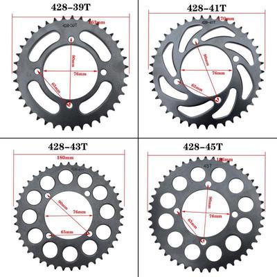 Xiaogaosai Offroad-Motorrad-Kettenrad in den Größen 420#, 428#, 48T, 37T, 41T