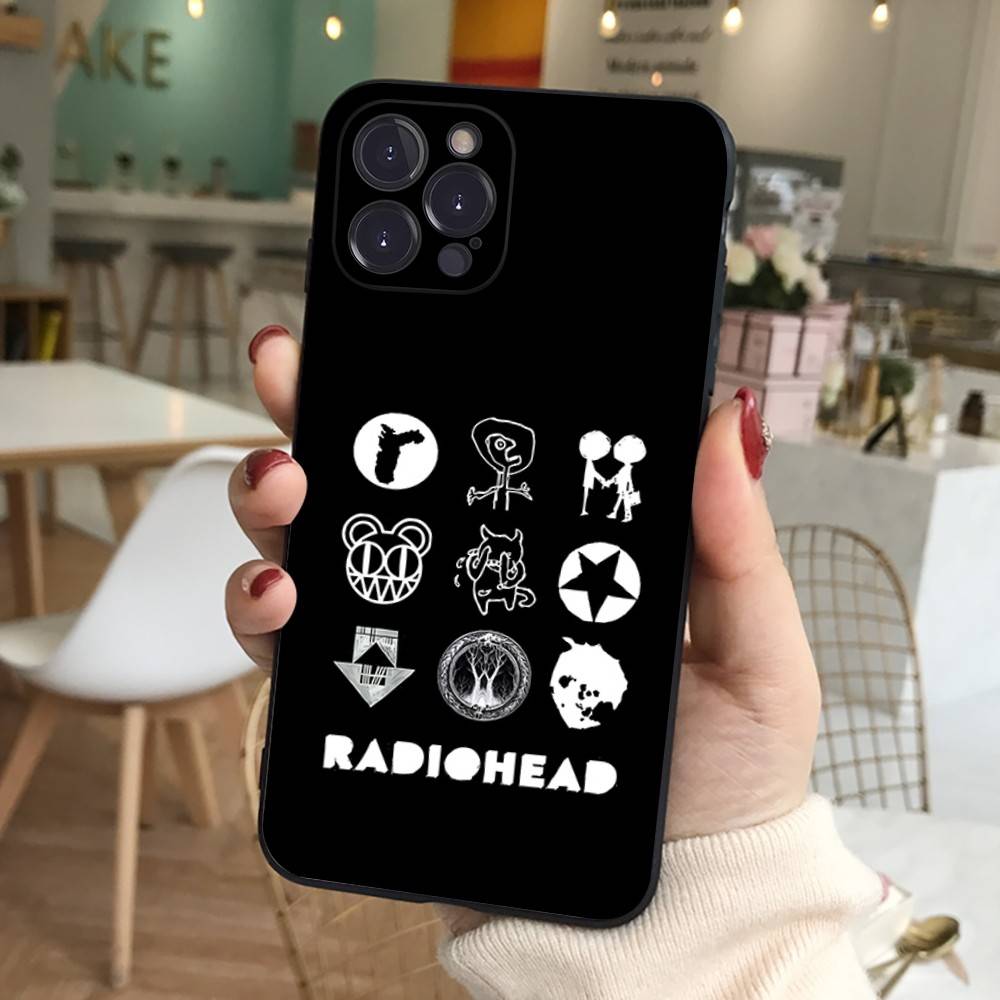 R-Radiohead Rock Band Phone Case For IPhone 17 Air 16 Pro Max 15 14 13 12 11 Mini Soft TPU Back Cover