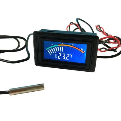 1x medidor de pantalla Digital para coche SUV, enfriador de carga de aceite/agua, medidor de temperatura Celsius + sonda