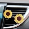 Sunflower Shape Flower Craft Silicone Mold Epoxy Car Air Outlet Mold Resin Casting Pendant Mold Suitable for Diy Crafts