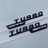3D ABS Car Rear Trunk Logo Letters BITURBO TURBO 4MATIC Emblem Badge Sticker For Mercedes AMG C43 C 43 AMG W205 W204 Accessories