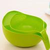 ZISIZ Plastic Rice & Vegetable Strainer Basket with Handle
