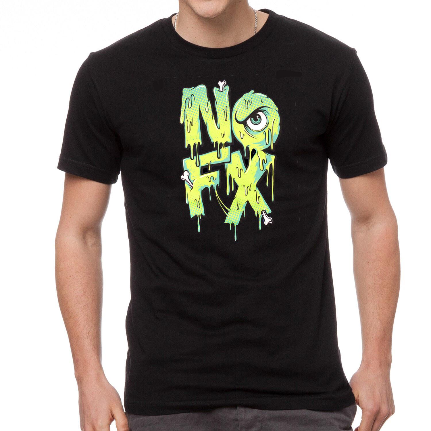 26 NOFX Rock Music Logo Black T-Shirt -591- Unisex T-Shirt XL