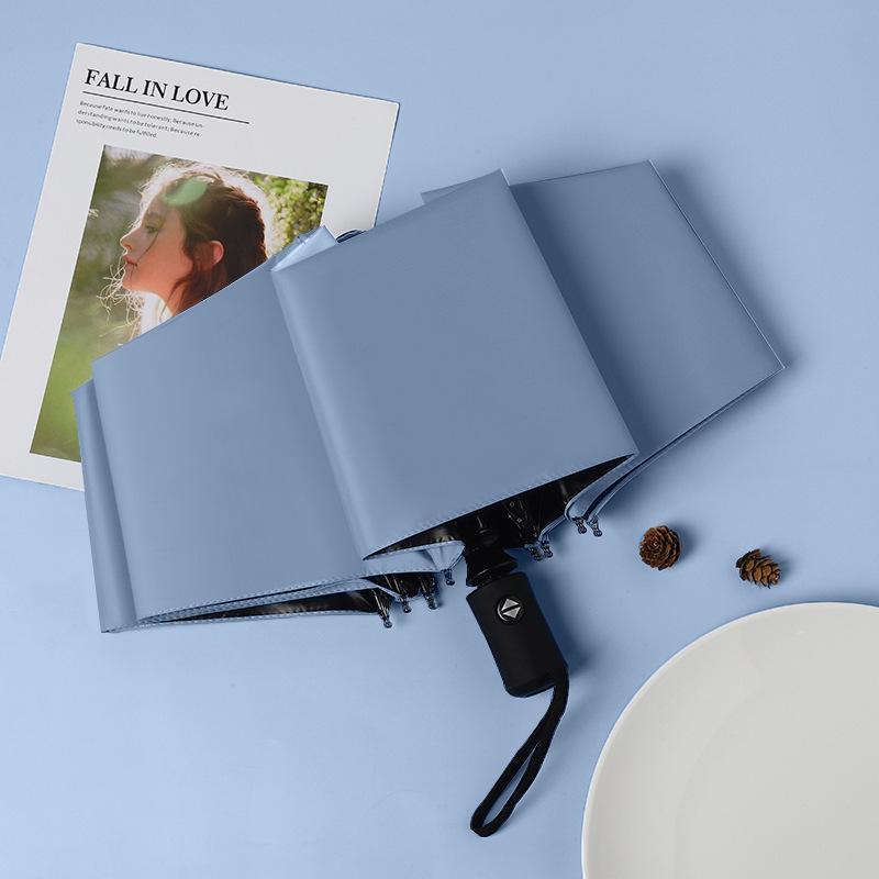 Automatic umbrella Male large double female weather and rain parasol Sunscreen umbrella UV protection advertising