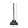 Leveling Feet M8 Workbench Adjustable Non Slip Rubber Base for Furniture Table Chair Shelving Rack Black 4Pcs