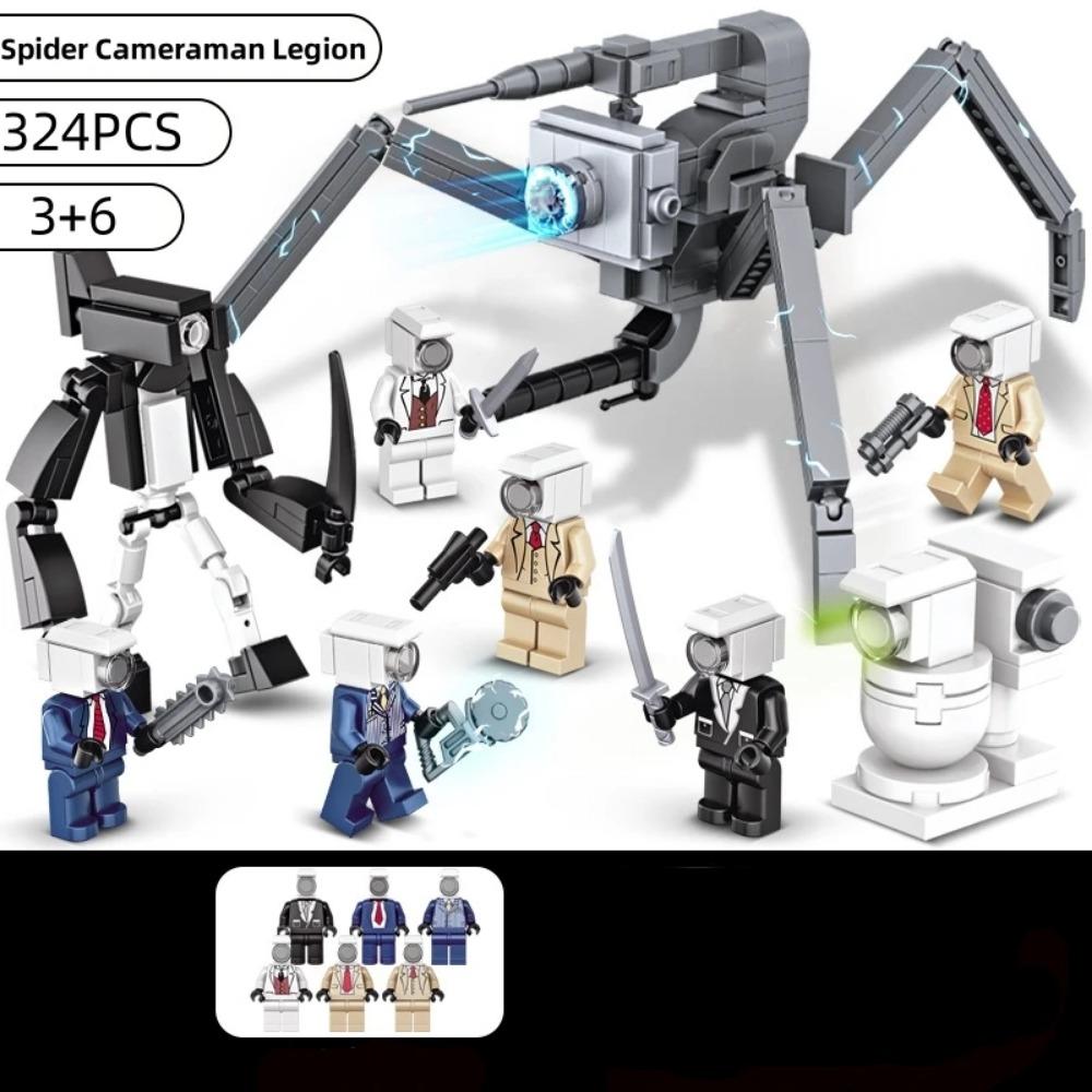 Mutant Titan Camera Man Building Blocks Cartoon or Game Doll Kids Toys Speaker Camera Titan TV Clock Toilet Man Bricks Model